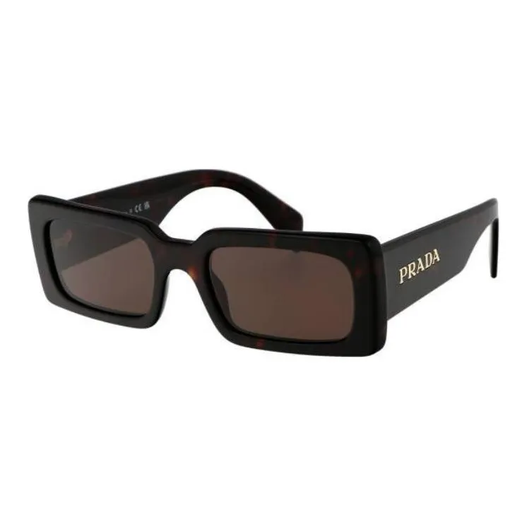PRADA Rectangular Sunglasses Women's Umber