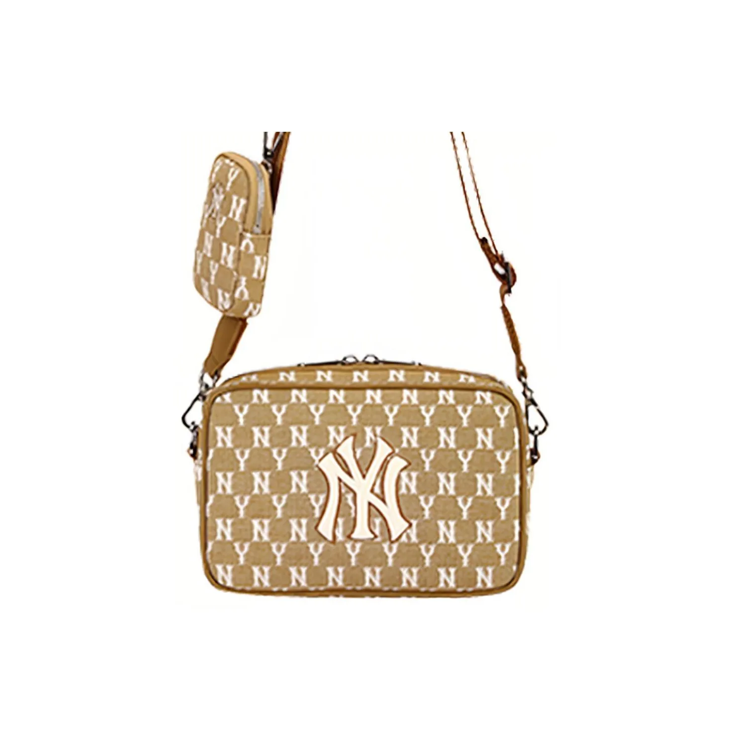 MLB MONOGRAM Коллекция Ткань Комбинированная Сумка Сумка через плечо Сумка на плечо Женская Хаки