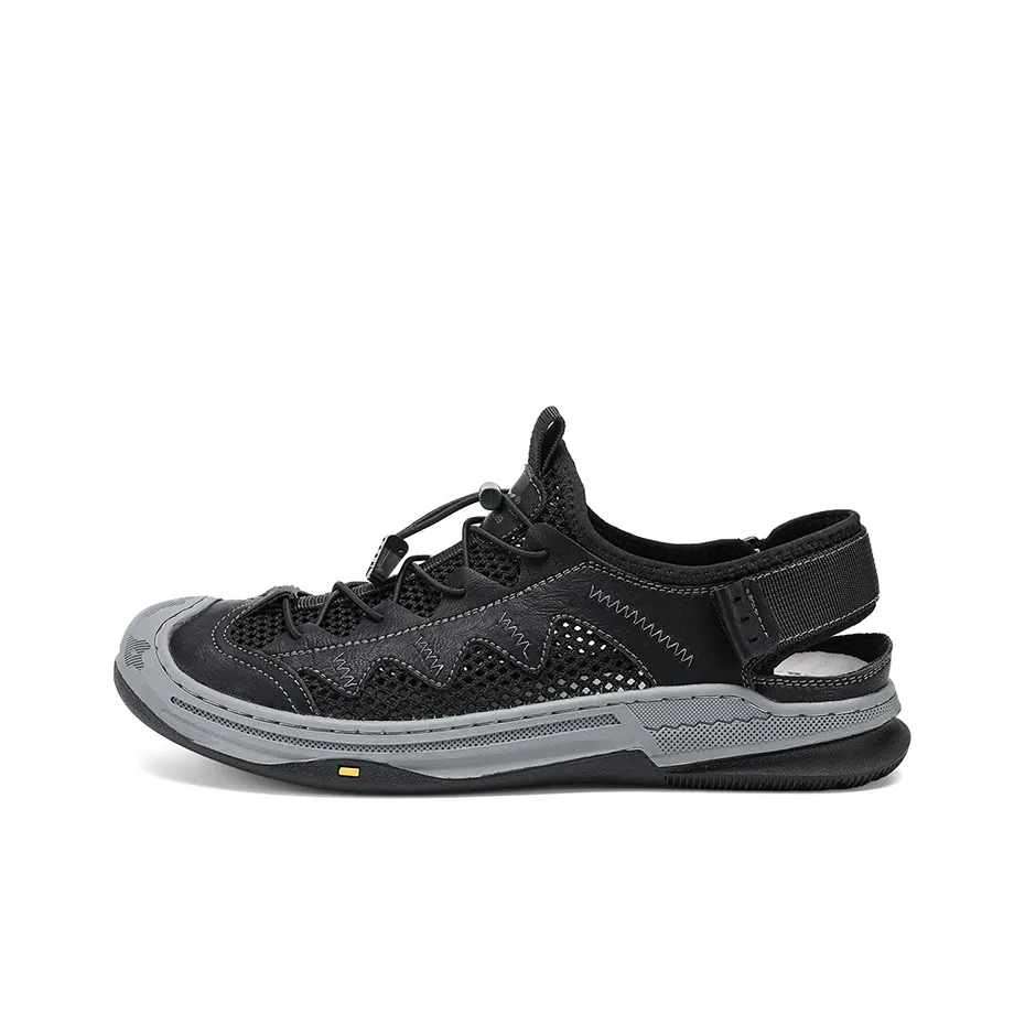 G.N.SHIJIA River Trekking Shoes Men Black/Khaki