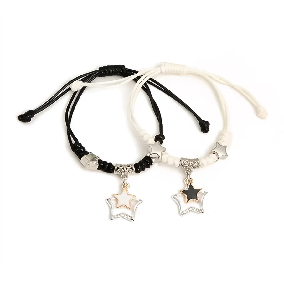 MUYAN Сплав Маленькие звезды-близнецы Браслет Унисекс