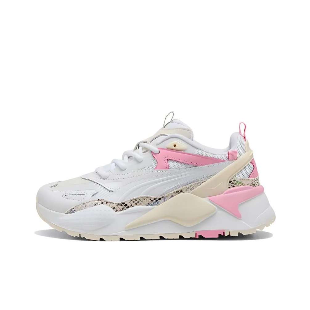 PUMA Cushioning, Wear Resistant Low Top Casual Shoes Women's White Pink