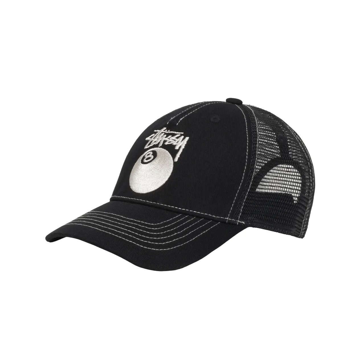 Stussy Low Pro Trucker 8 Ball Snapback