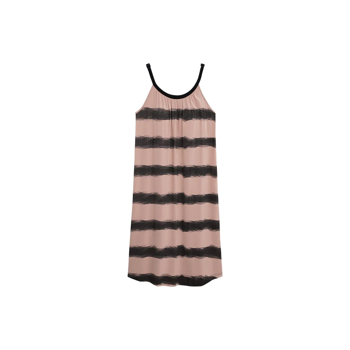 Sha Qian Nightgown Summer Women's Cameo Brown
