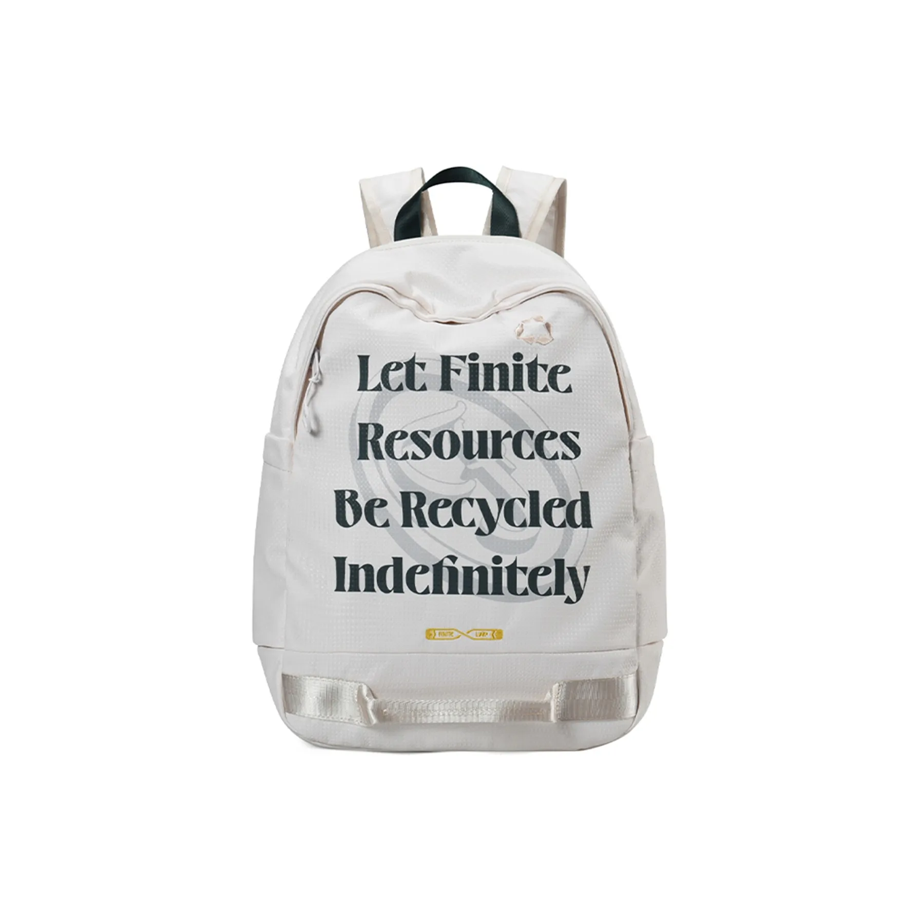 FINITE LOOP Переработанный материал Рюкзак Унисекс Экрю