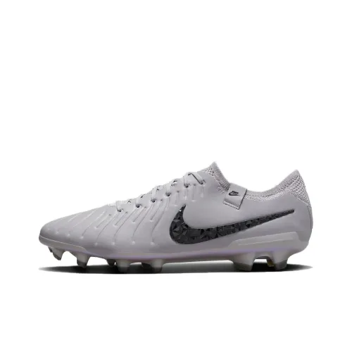 NIKE Tiempo Legend 10 Футбольные бутсы Низкие Серые / Черные Унисекс