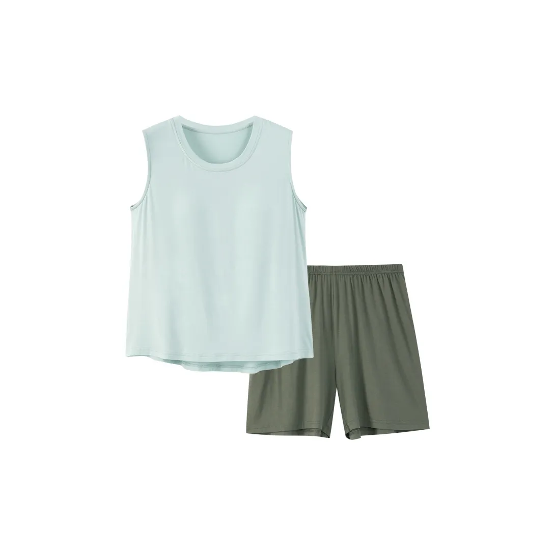 The Story Of The Flower Season Пижамный комплект женский бирюзовый