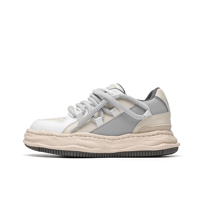 Angelmi Устойчивые к истиранию противоскользящие низкие кеды для скейтбординга унисекс серые