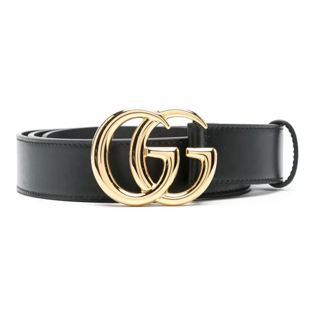 GUCCI Gg Marmont Belt With Shiny Buckle