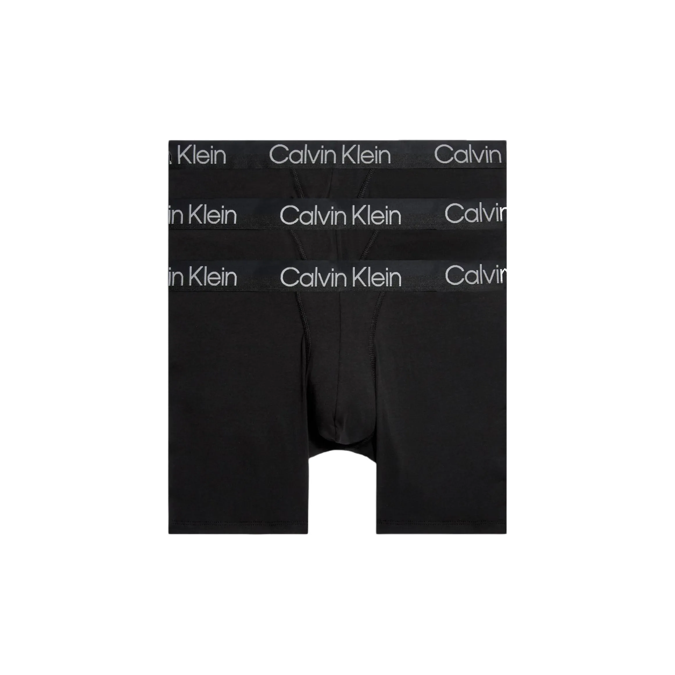 CALVIN KLEIN Boxer Brief 3PK Трусы European Version Мужской 3 упаковки Черный
