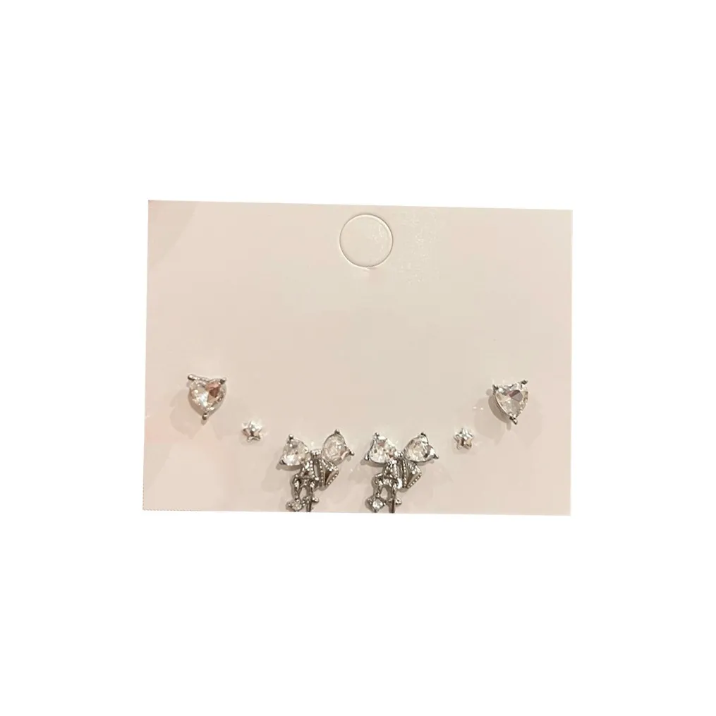 JOLLY SEASONS Серьги-кольца из сплава с заклепками женские