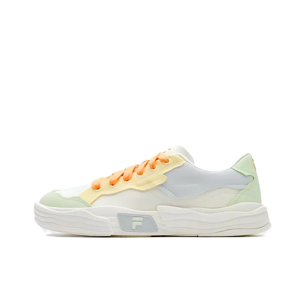 FILA FUSION POP 2 Low Top Skateboard Shoes Women's Yellow