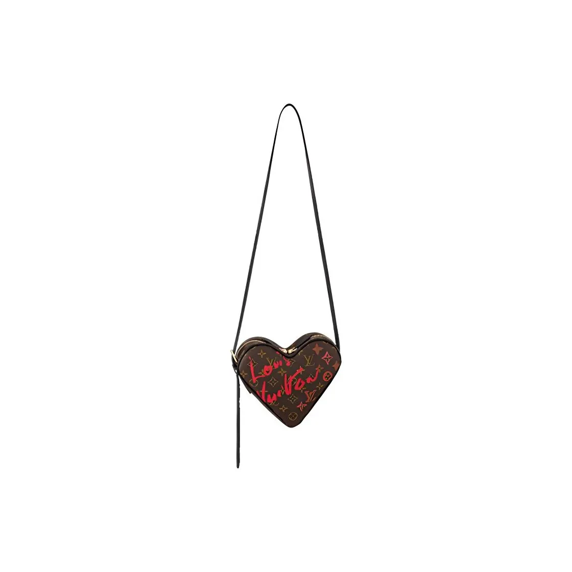 LOUIS VUITTON Limited Edition Sac Coeur Heartbox Monogram Brown