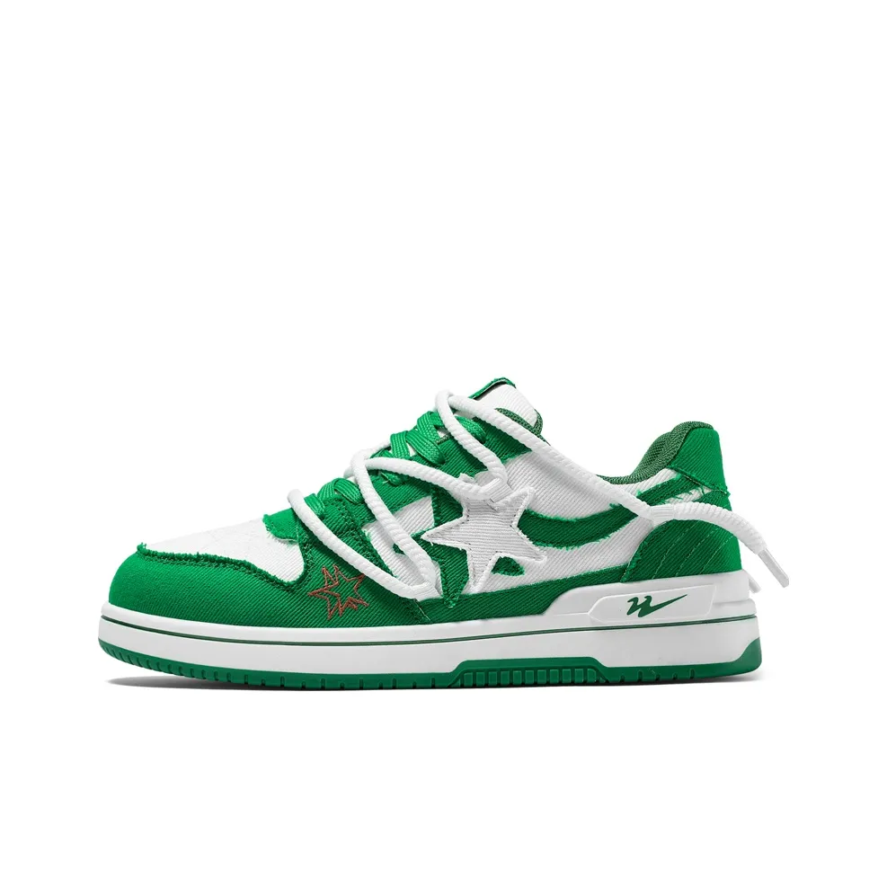 DOUBLE STAR 88 Low Top Skateboard Shoes Men's Green
