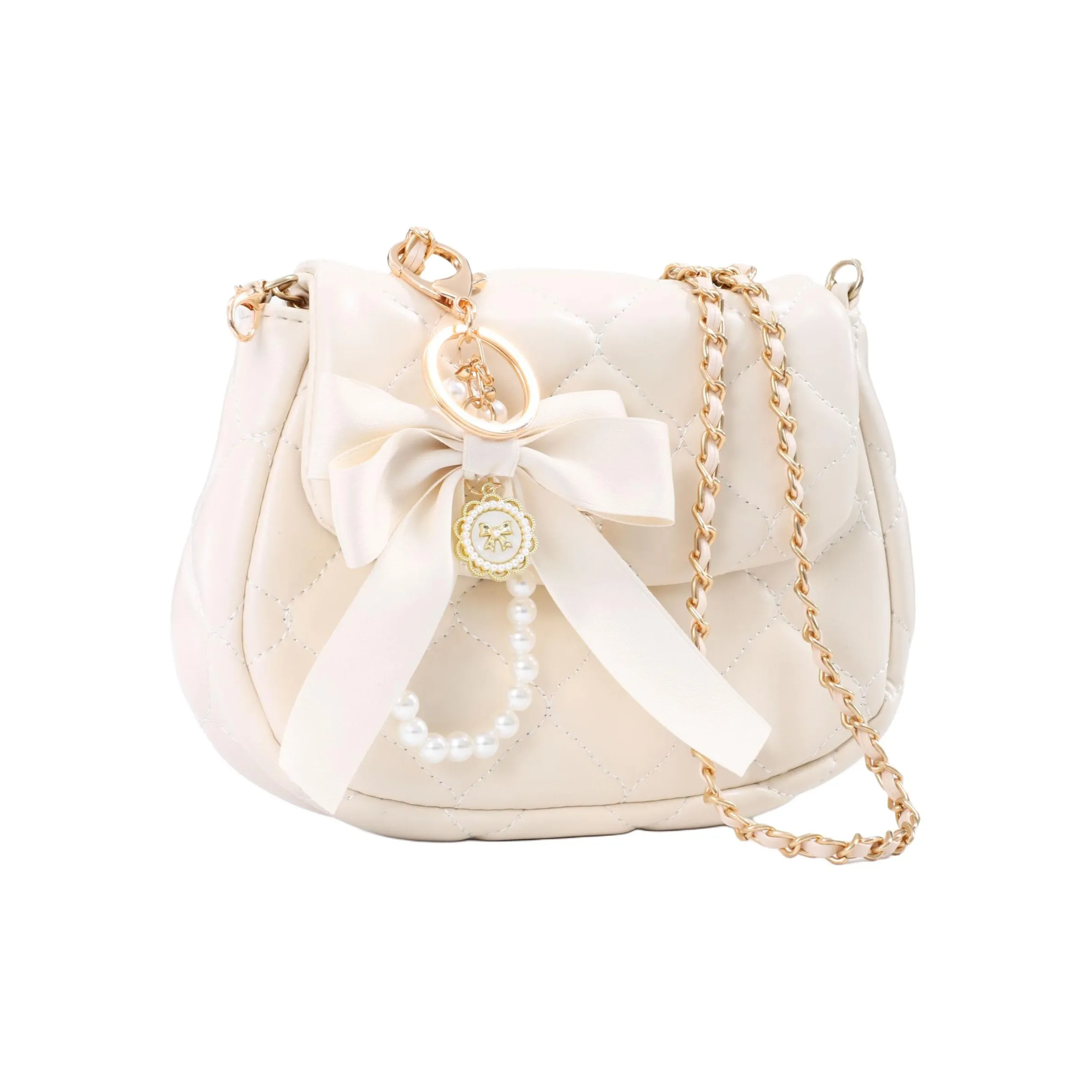 OTA ПУ (полиуретан) Маленькая квадратная сумка сумка через плечо женская белая