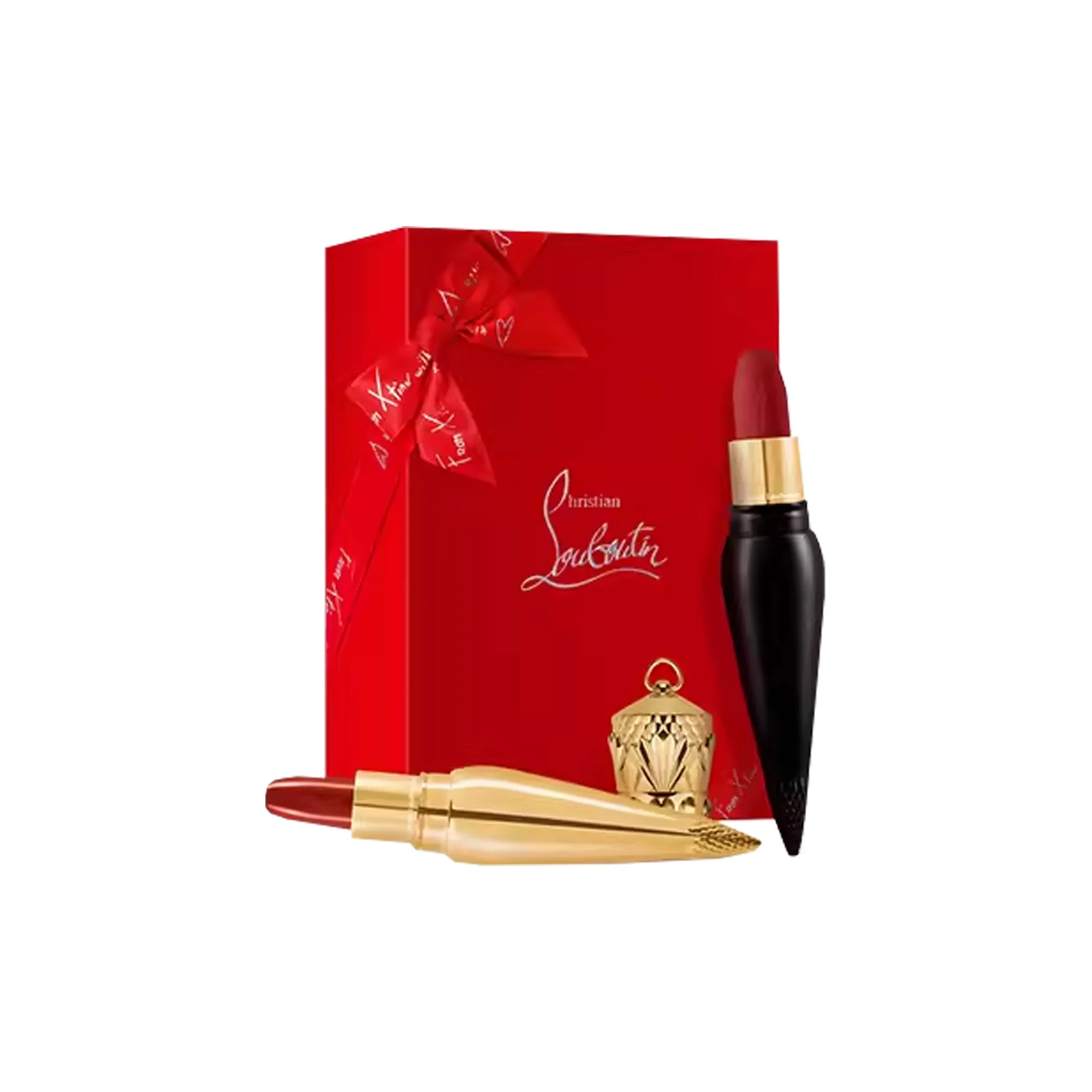 CL LUBOTING 520 Ограниченная серия Perfect Love Confession Carrot Cubes Помада с матовой отделкой и текстурой