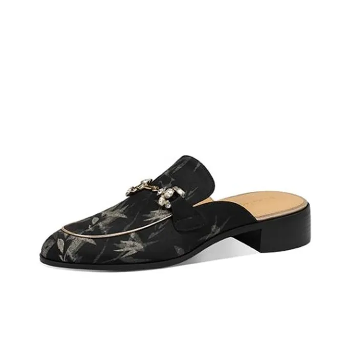 JESSICA SOPHIA Резиновая подошва стразы противоскользящие устойчивые к истиранию слипоны женские