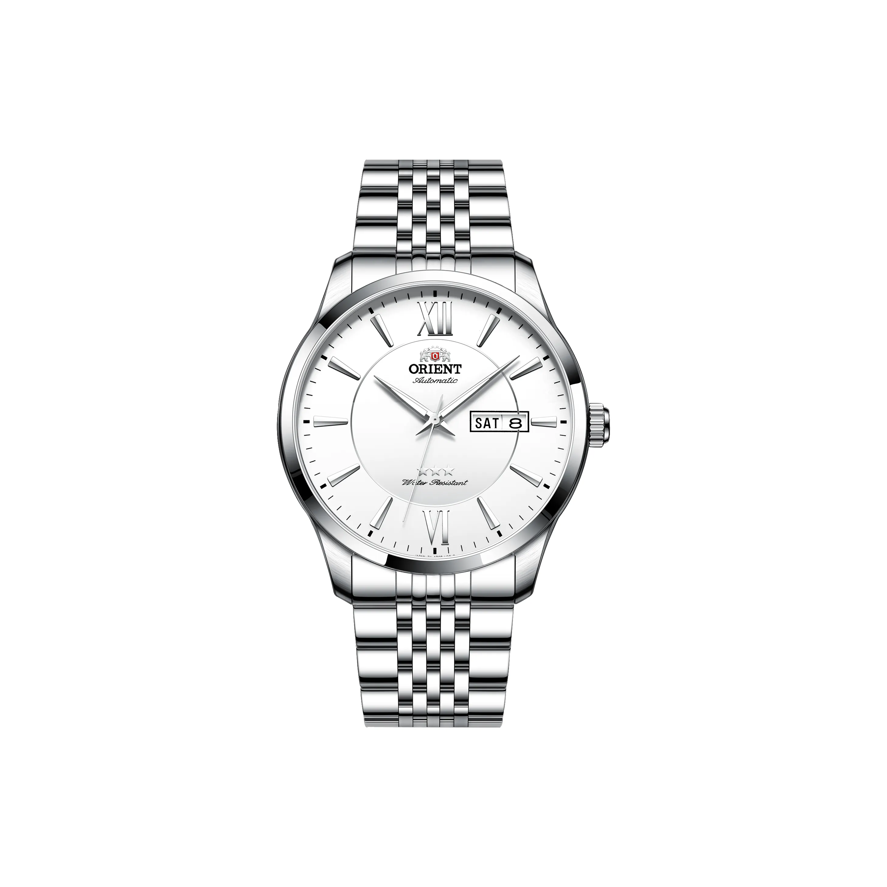 ORIENT Automatic Mechanical Movement Stainless Steel Strap Watch Men's Watches White Dial
