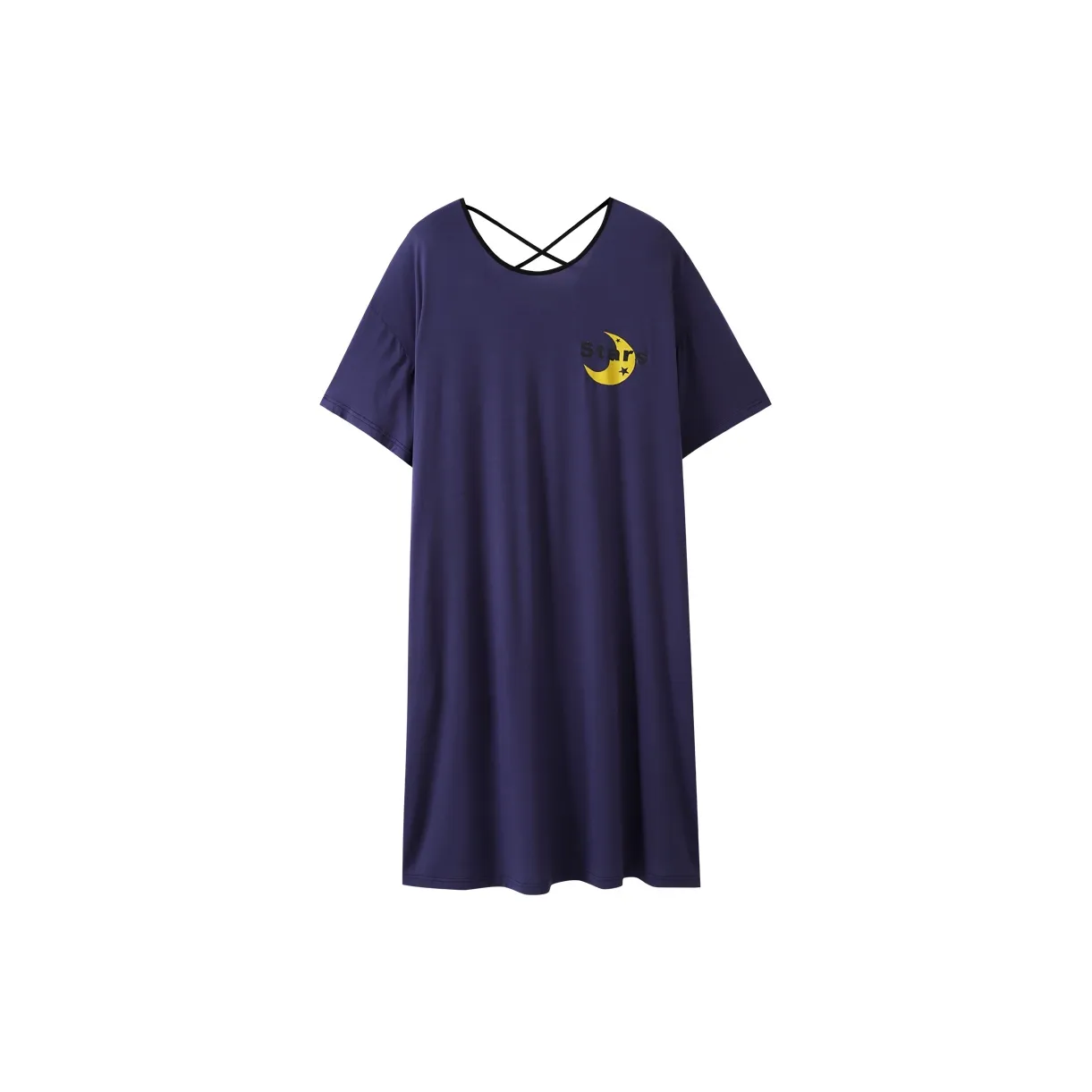 The Story Of The Flower Season Nightgown Women's Navy Blue