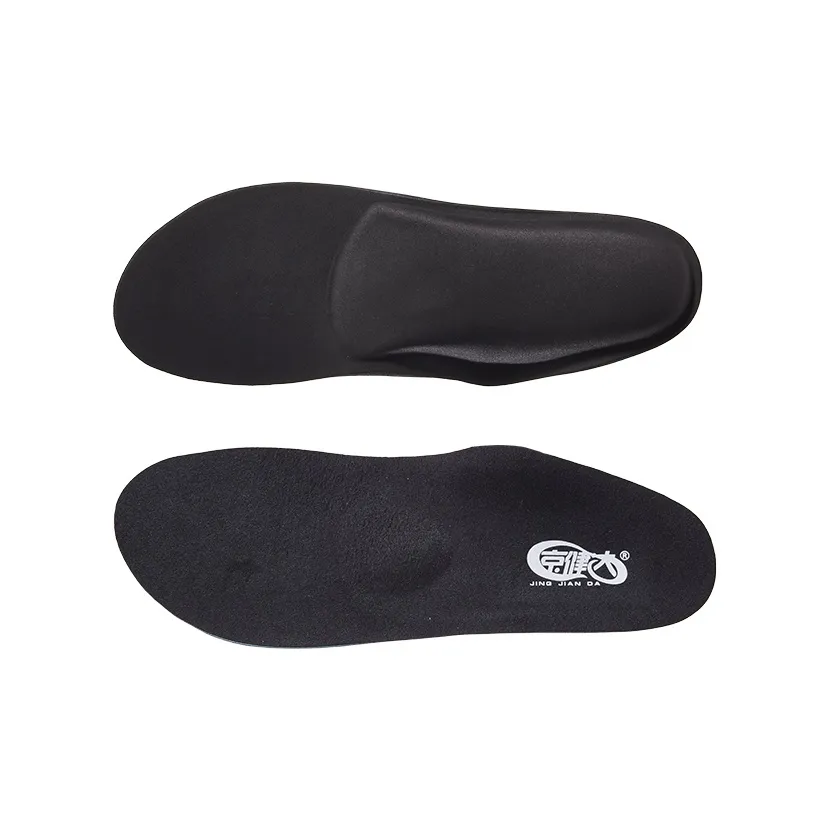Jing Jianda Latex Spine Foam Cork EVA Insoles Unisex Black
