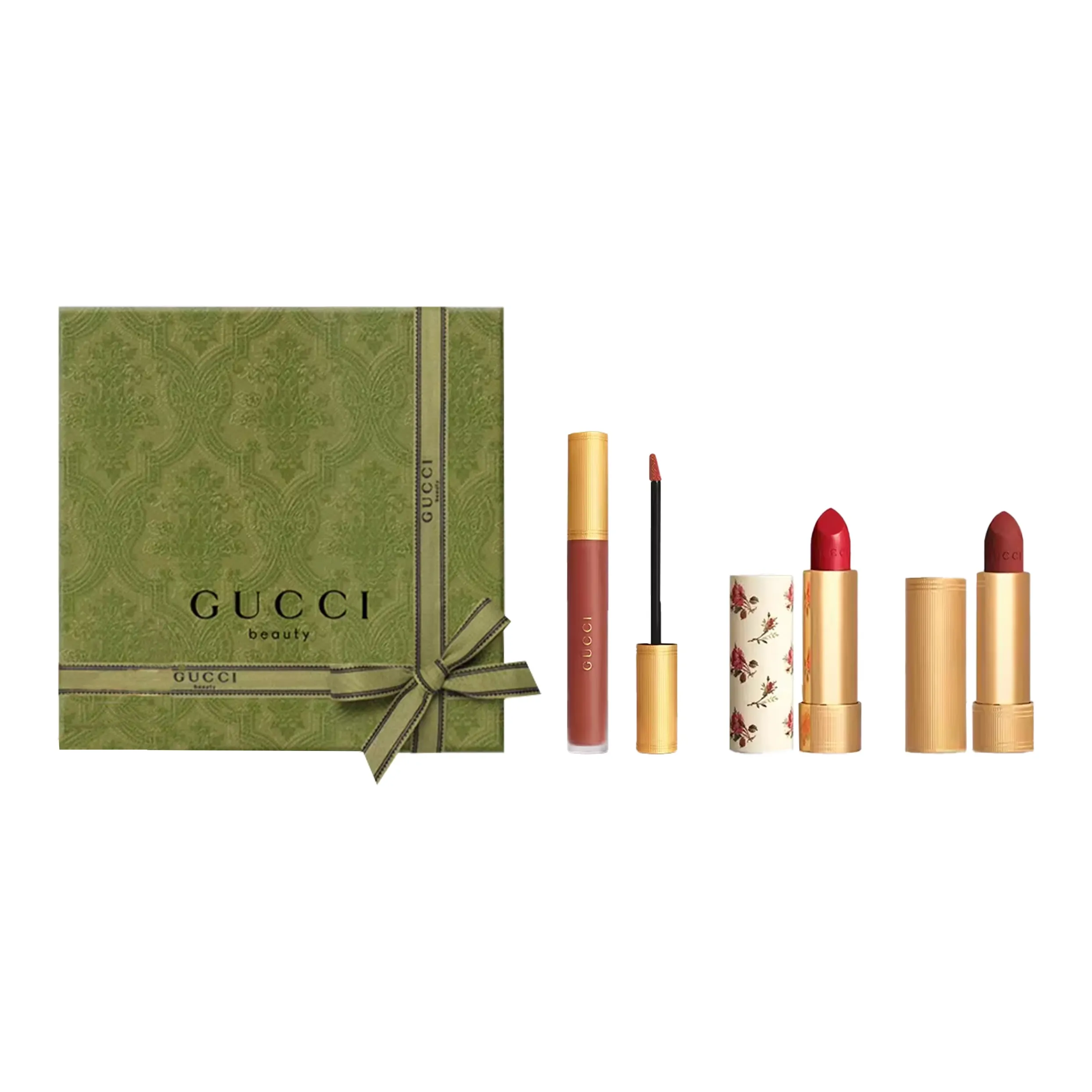 GUCCI 520 Ограниченная серия Cloud Mist Жидкая помада Подарочная коробка Мягкий матовый Легко смешивается