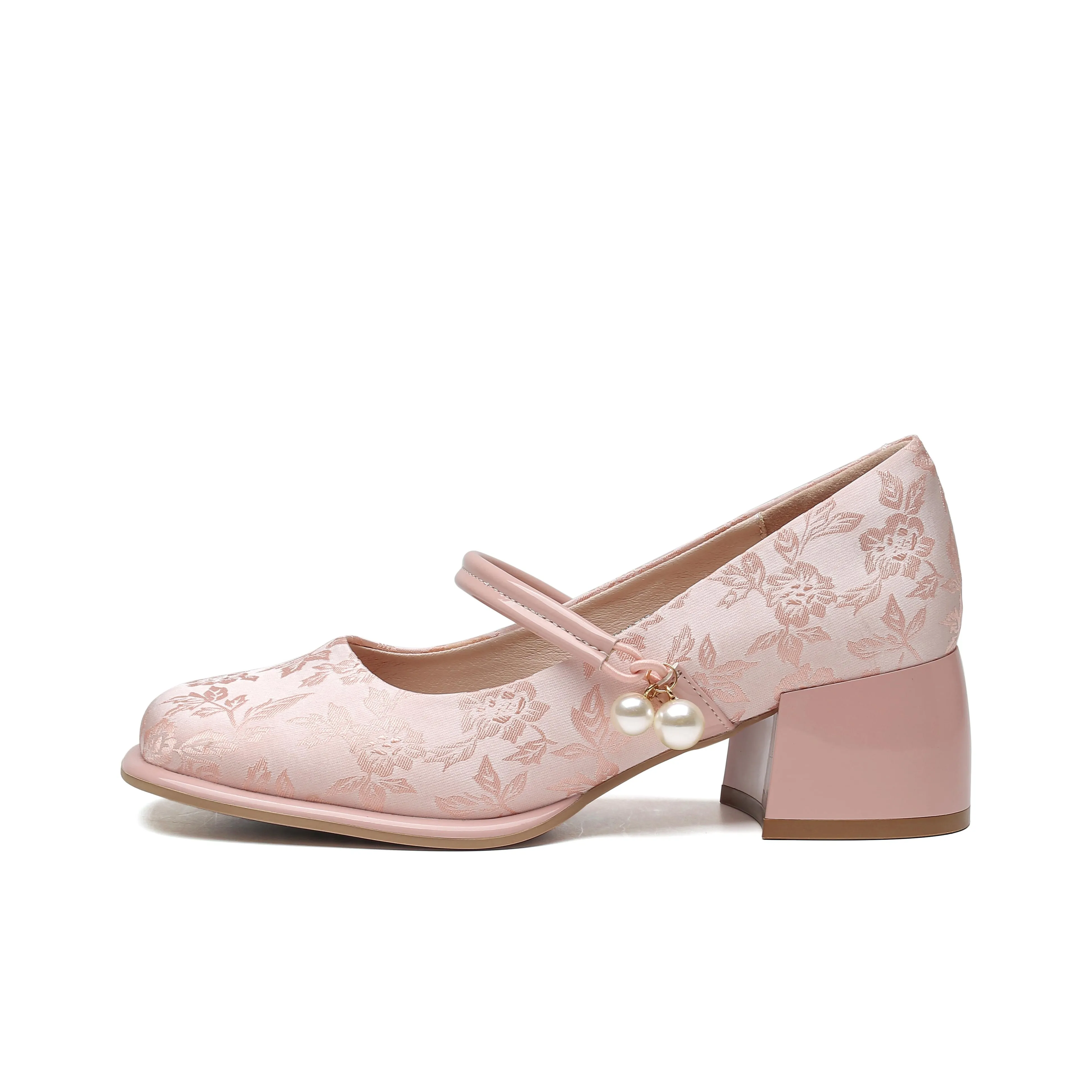 DUSTO Грубый каблук Мэри Джейн туфли 5 см женские