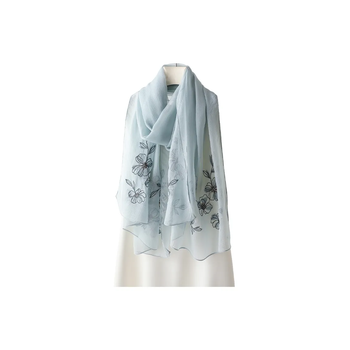 Hang Silk Road Шарфы из шелка Тутовый шелк Женские