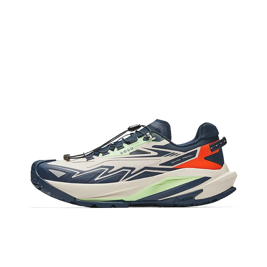 ANTA Амортизация Износостойкие Низкие Кроссовки для Бега Мужские Ink Темно-Синий