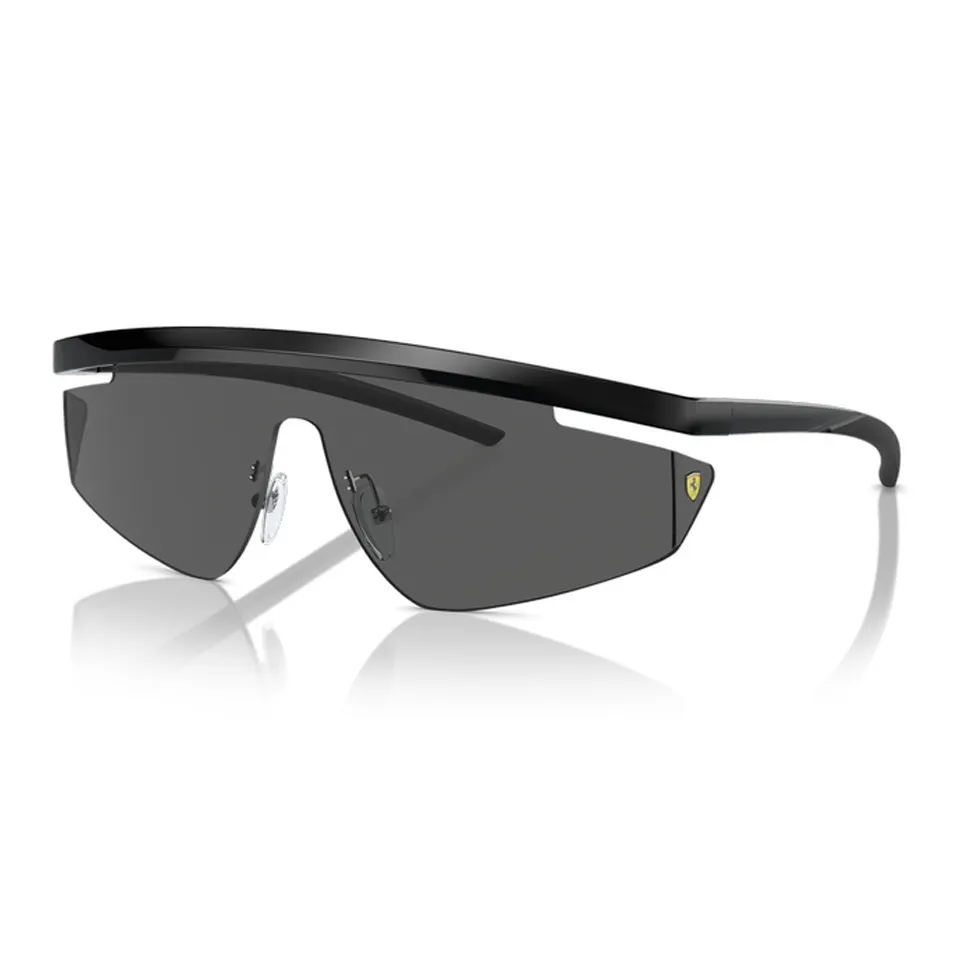 Ferrari Injection Irregular Shape Sunglasses Unisex Black