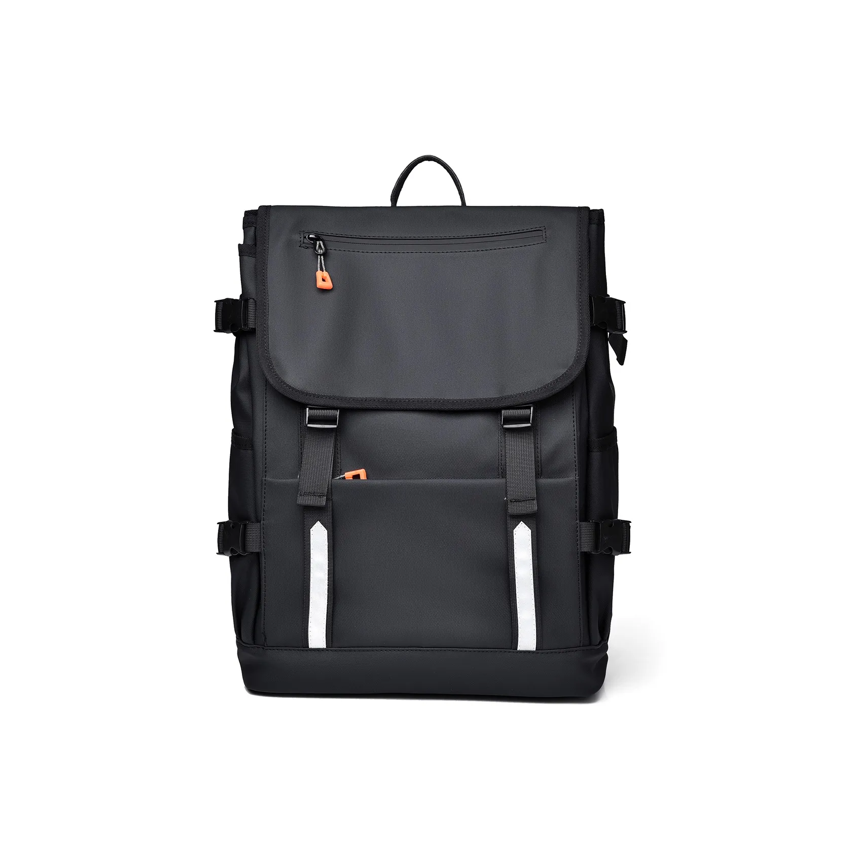 Venerable Brahma Durable Fabric Backpack Medium Size Men's Black/Gray/Blue
