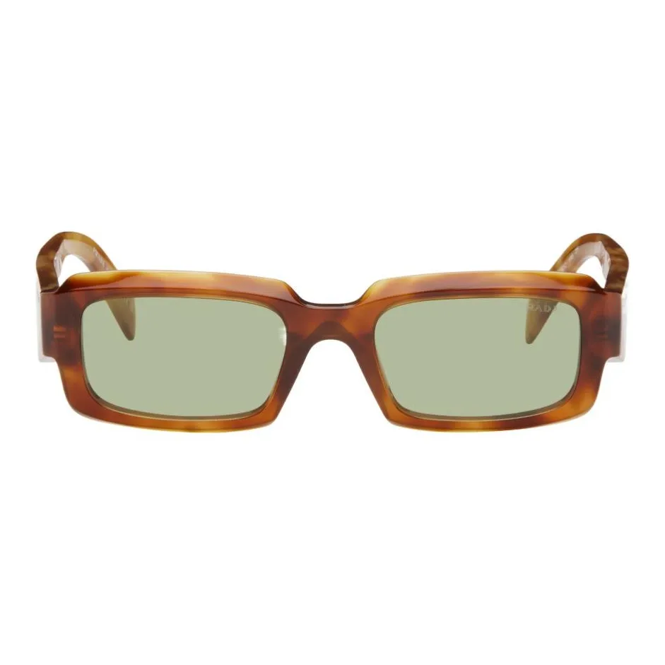 PRADA Pre Owned Symbole Rectangle frame Sunglasses