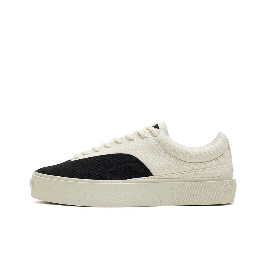 EQLZ EQUALIZER Fault 22LO Low Top Skateboard Shoes Unisex White Black