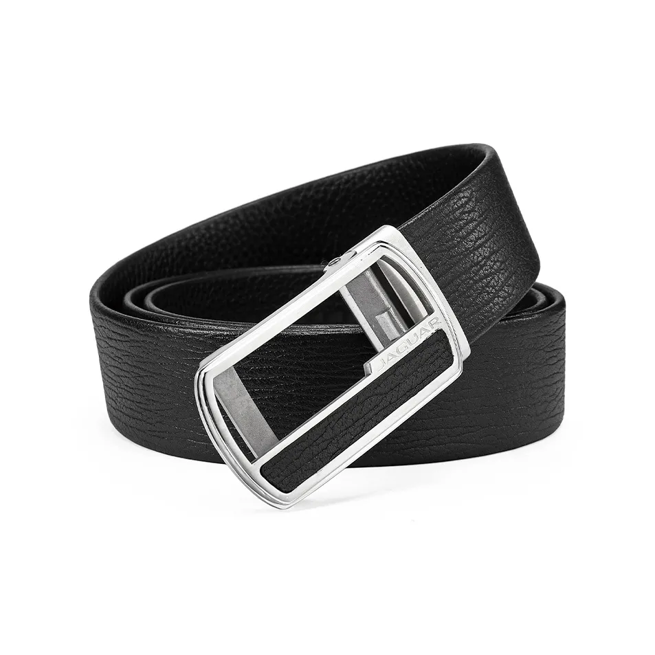 JAGUAR Fashion Business Мужская Повседневная Обувь Универсальная Автоматическая Застежка Кожаные Ремни Мужской Ширина 3,4CM