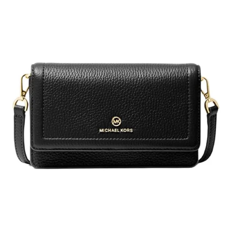 MICHAEL KORS Jet Set Charm Коровья кожа Маленькая квадратная сумка Сумка через плечо Маленькая женская Черная