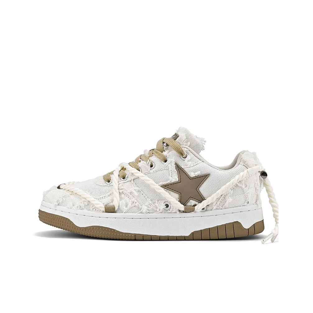 DOUBLE STAR 88 Slip-resistant Abrasion-resistant Low Top Skateboard Shoes Unisex Двойная звезда 88 Противоскользящие Износостойкие Низкие Кроссовки для скейтбординга Унисекс