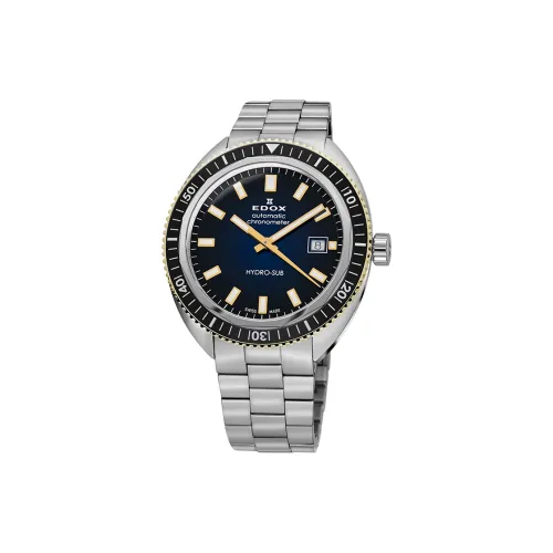 EDOX Автоматический Механический Часы Мужские Movement 42 мм Синий