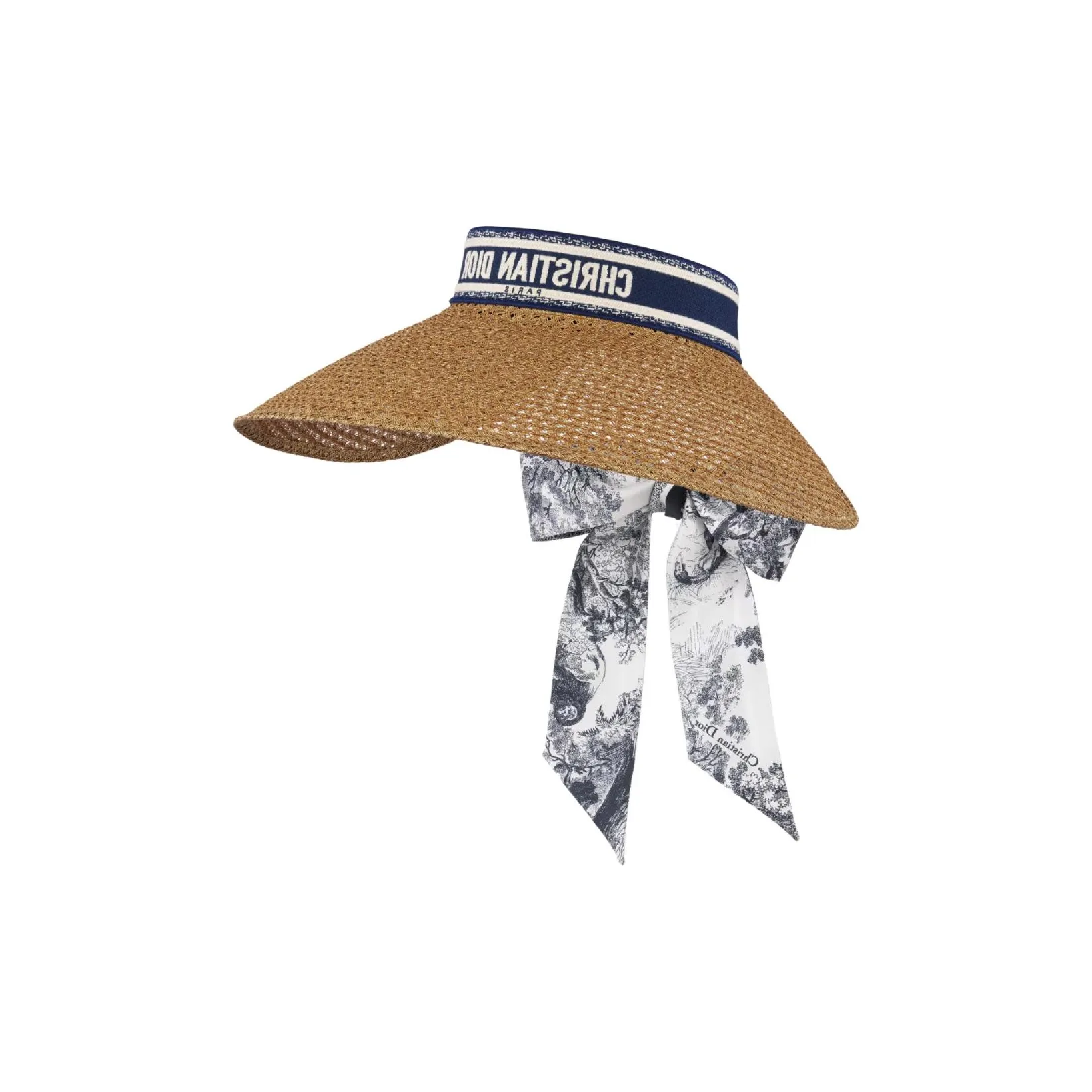 DIOR Paper Polyester Sun Protection Hats Unisex Multicolor