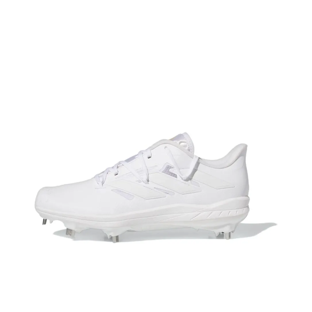 Adidas Adizero Cleats Non slip Lightweight Low Top Training Shoes Men's White