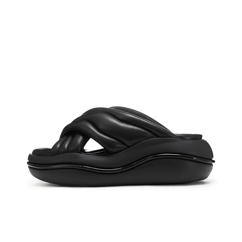 VITTORIO VENTURA Crisscross Slide Slippers Women's
