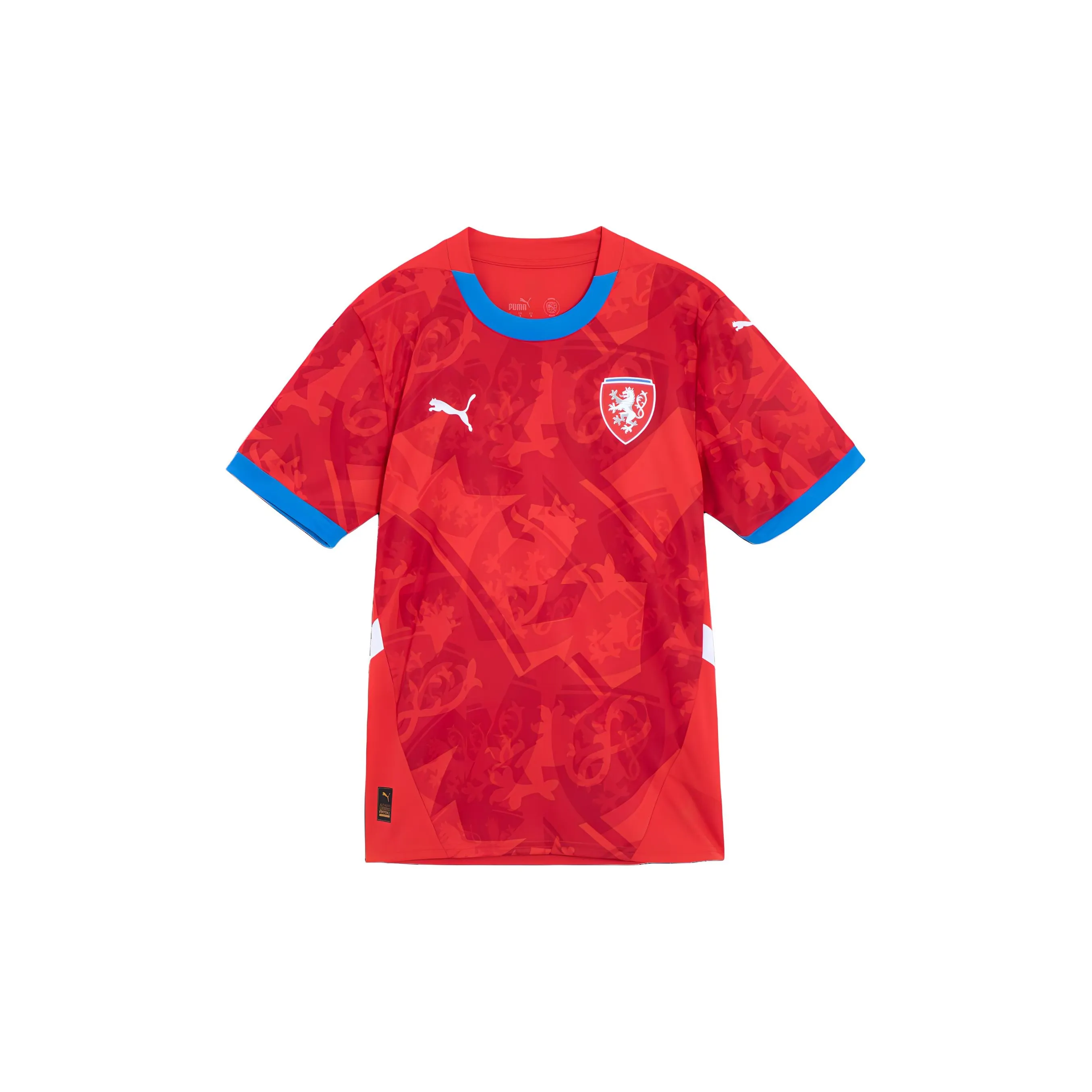 PUMA Czech Republic Football Soccer Jersey Men's Red Durable Red