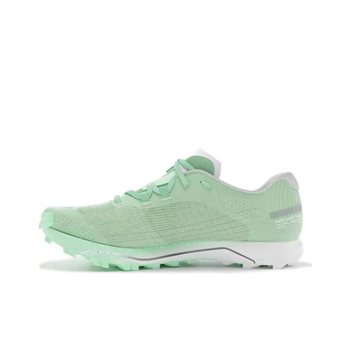 DECATHLON Shock Absorbers Slip Resistant Breathable Low Top Trail Running Shoes Unisex Grass Green