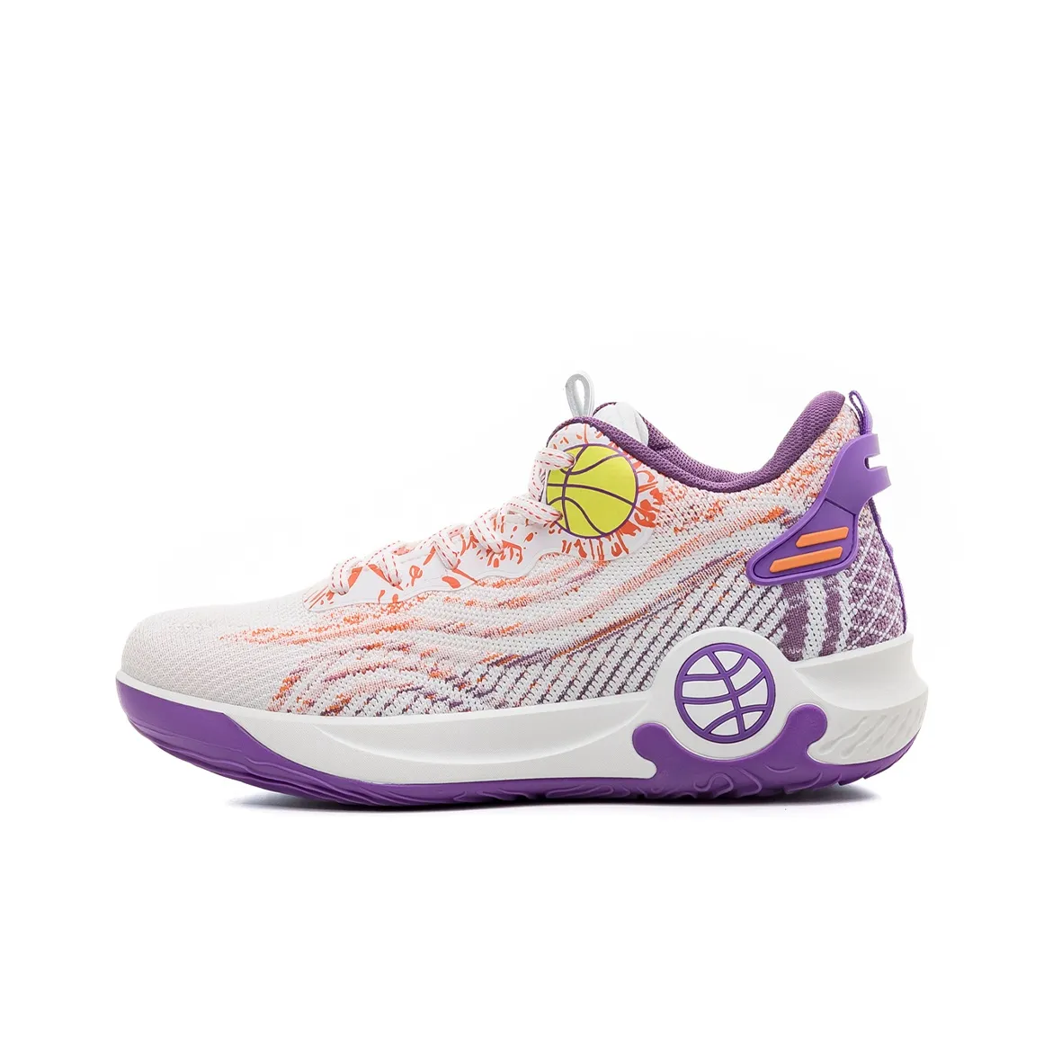 RENBEN Амортизация Устойчивый к истиранию Дышащий Легкий Низкий Топ Баскетбольные кроссовки Мужской Фиолетовый