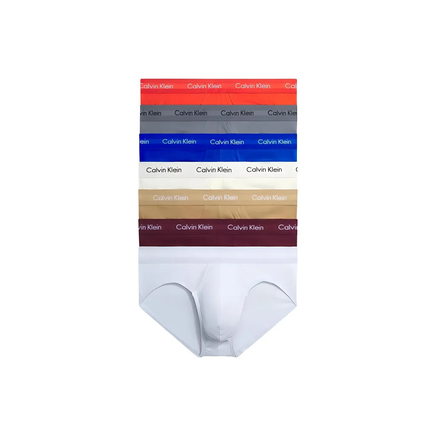 Calvin Klein Brief с низким посадкой размер бедер 7 упаковок нижнее белье европейская версия мужской 7 штук