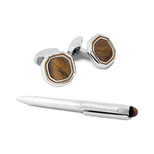 TATEOSSIAN Тигр'S Eye, Родиевое покрытие, запонки унисекс