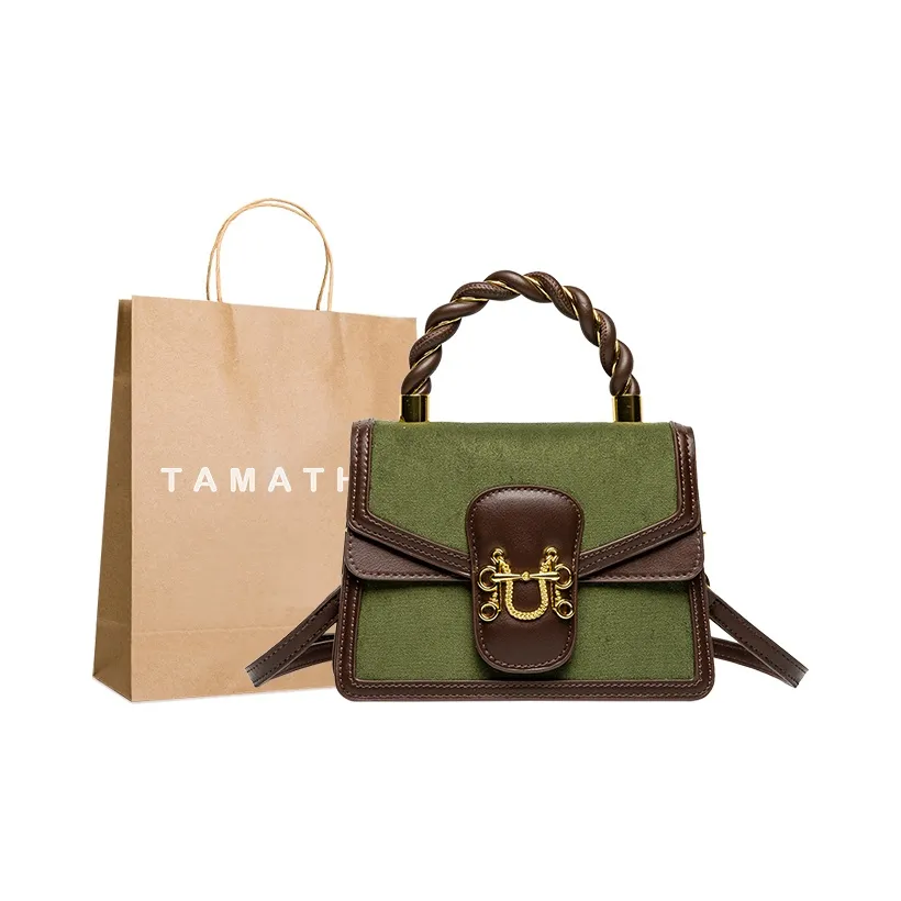 TAMATHA ПУ (полиуретан) Сумка через плечо Стандартная Женская Авокадо Зеленый