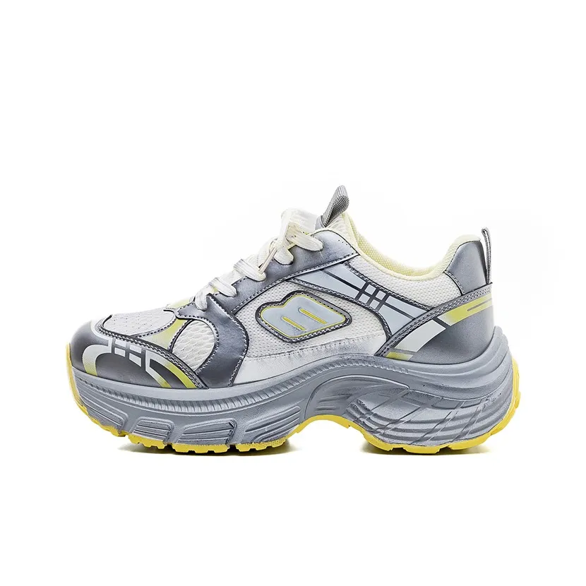 RENBEN Thicker Bottom Increases Breathable Low Top Chunky Sneakers Women's