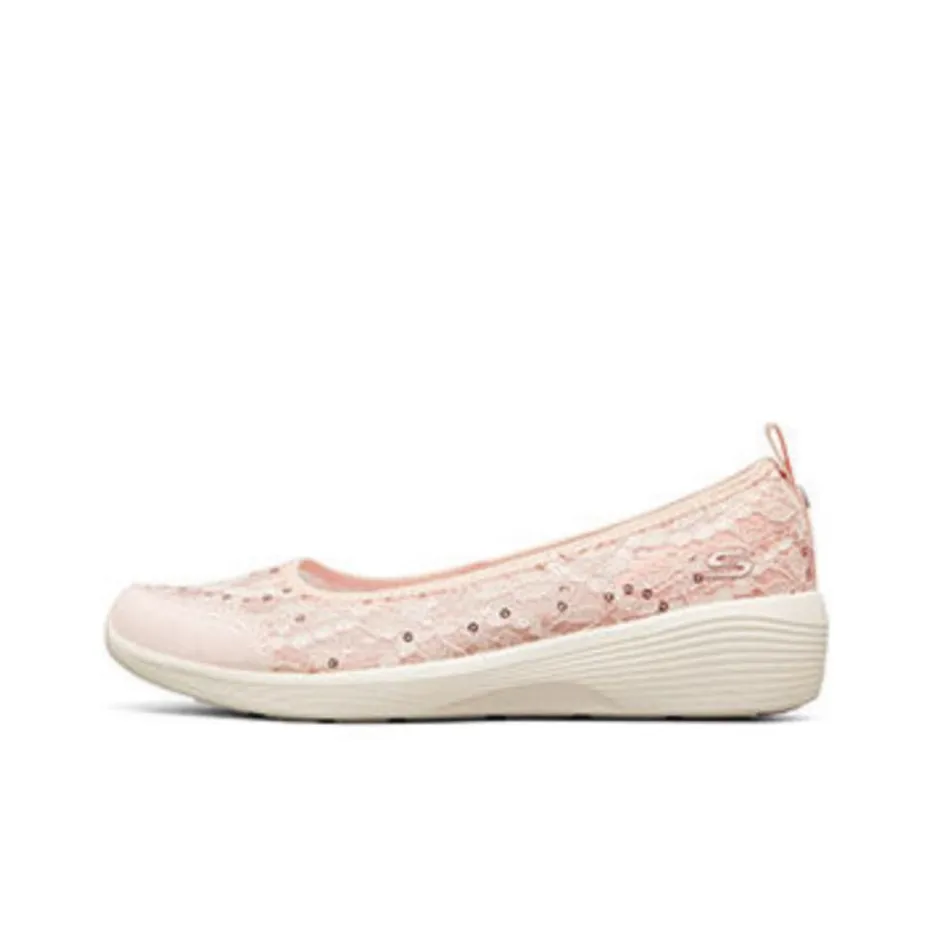 Skechers Arya Abrasion Resistant Breathable Low Top Casual Shoes Women's Pink