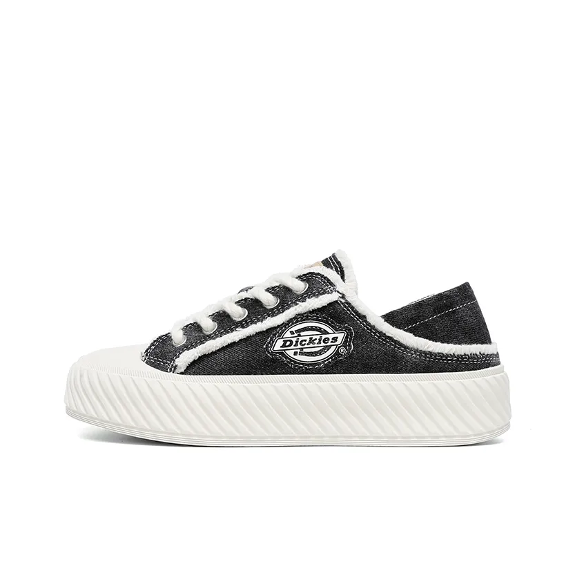 Dickies 100th Anniversary Abrasion Resistant, Breathable, Lightweight Low Top Canvas Shoes Unisex Mist Black