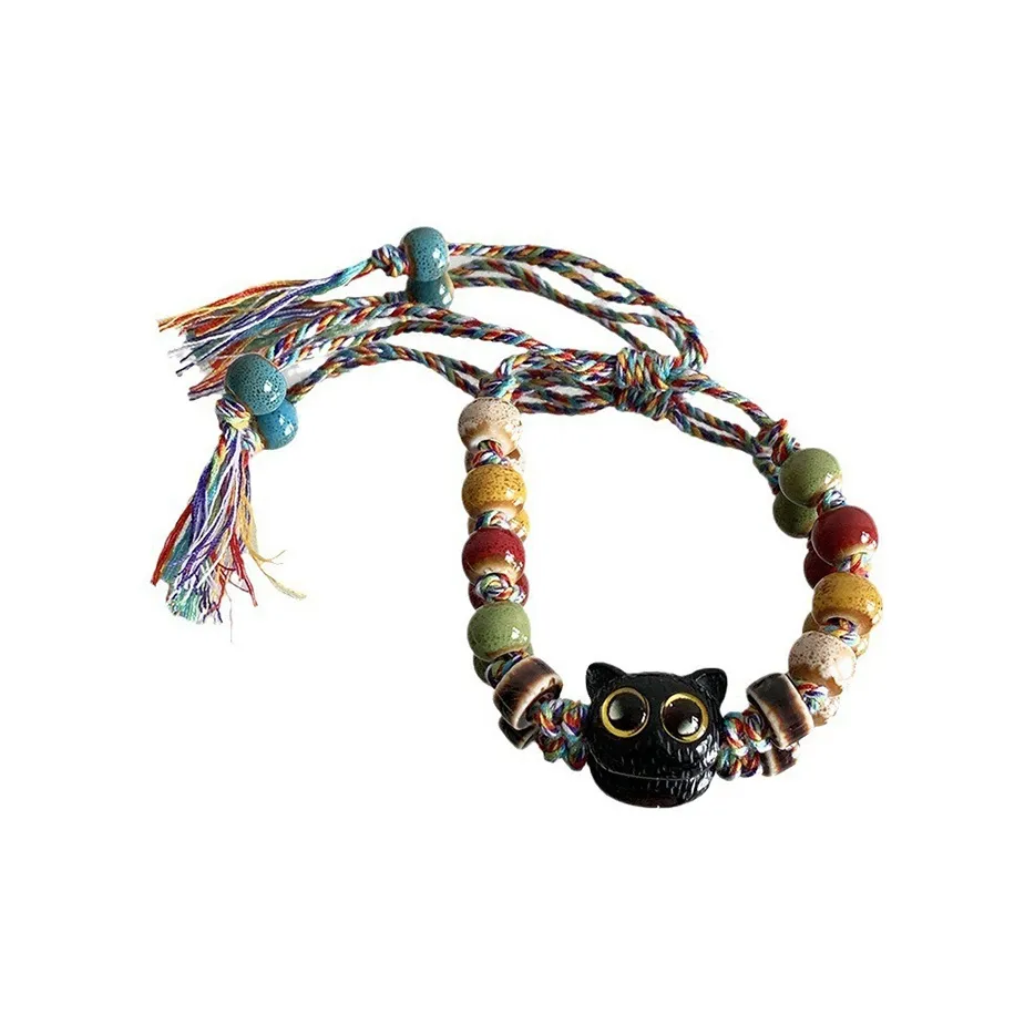 JONNY MOORE Многоцветный Браслет с бусинами шнурок браслеты унисекс