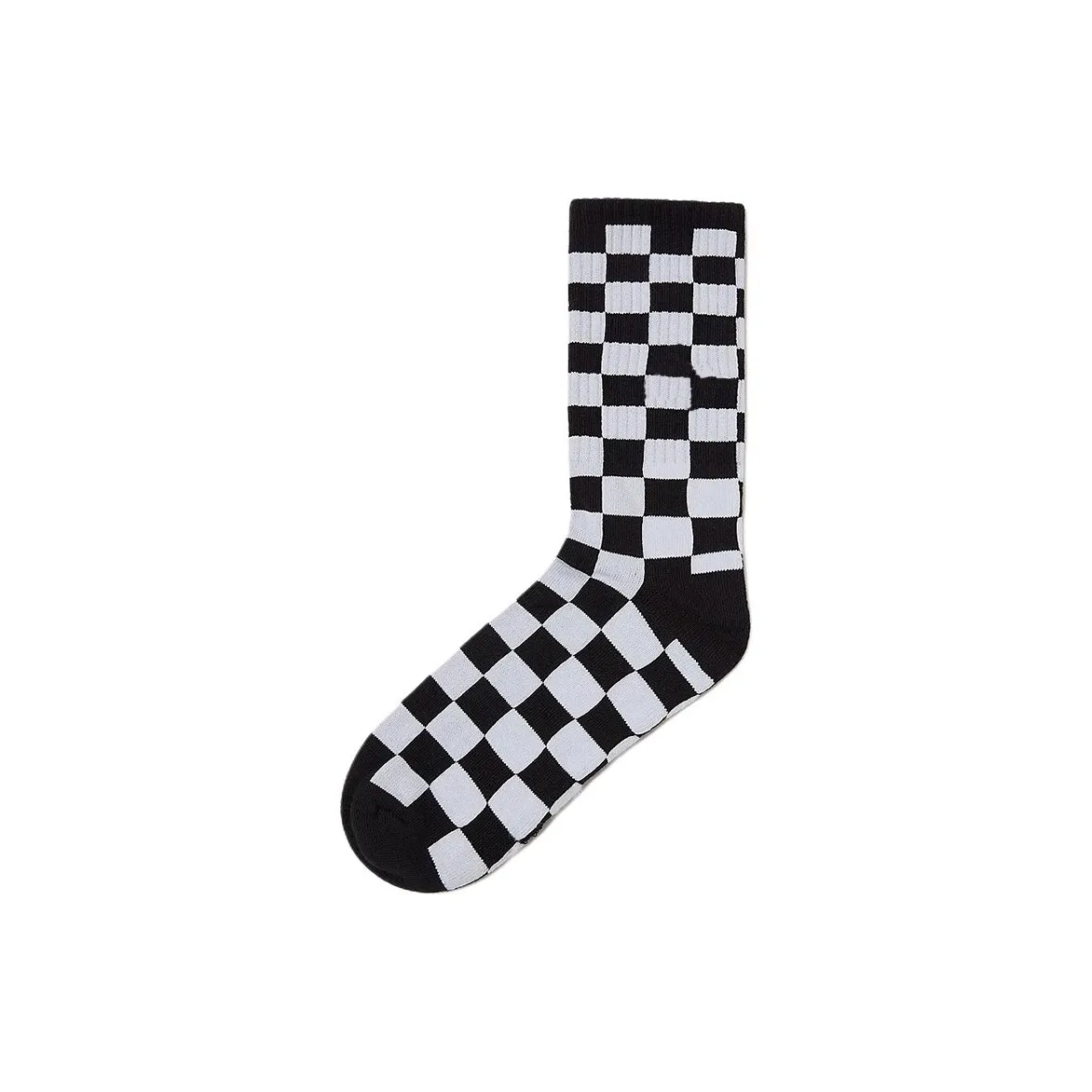 VANS CHECKERBOARD CREW Носки Унисекс 1 упаковка Черный Белый