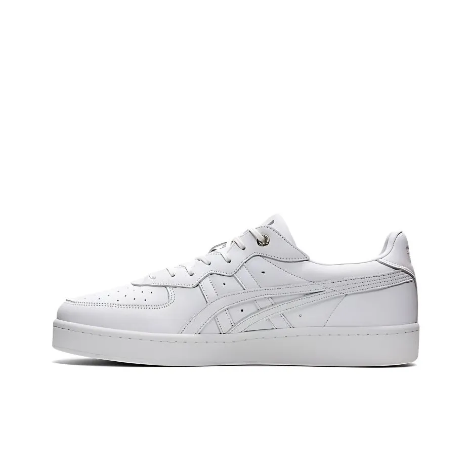 Onitsuka Tiger GSM Противоскользящий Устойчивый к истиранию Легкий Низкий Топ Casual Унисекс Белый